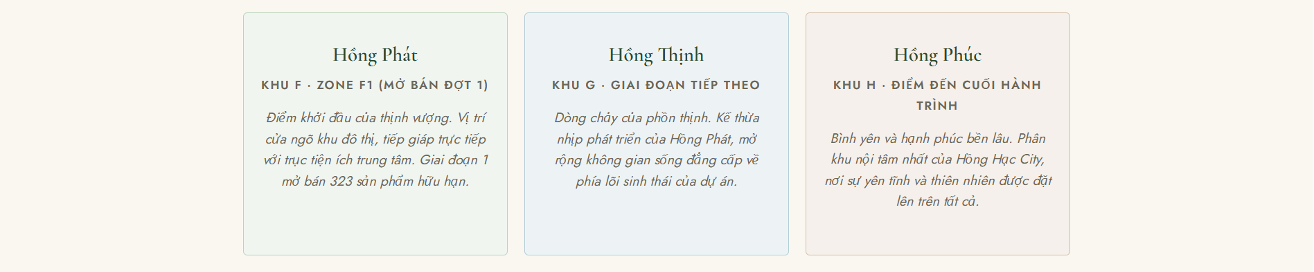 3 phan khu hong hac city